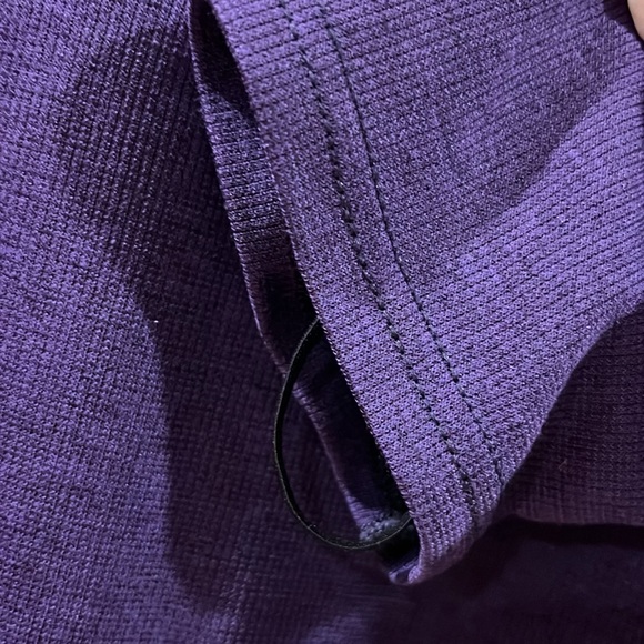 Patagonia men’s capeline long sleeve purple base layer shirt thumb loops medium - Picture 5 of 5